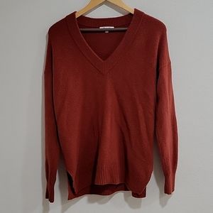 Madewell V-Neck Sweater Polyamide Wool Alpaca Women's Size S